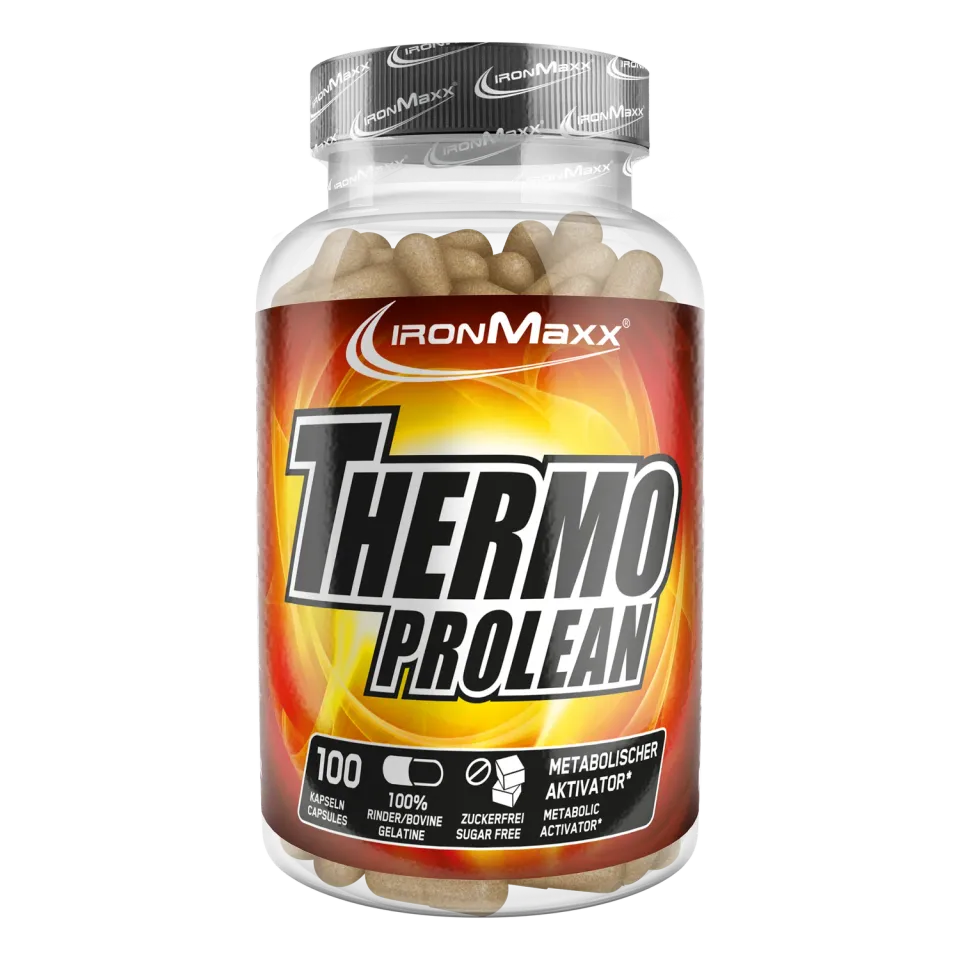 IronMaxx Thermo Prolean Fatburner Kapseln 100 Stück Koffein