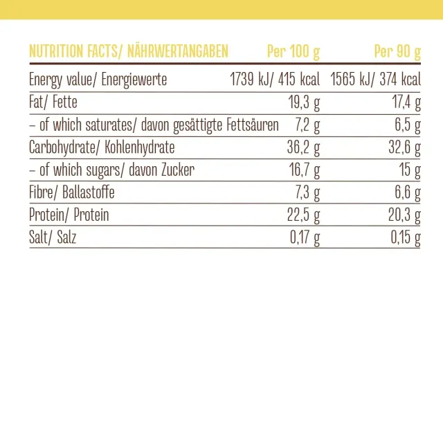 GymBeam MoiMüv Protein Flapjack Riegel 12x90 g Banana Chocolate