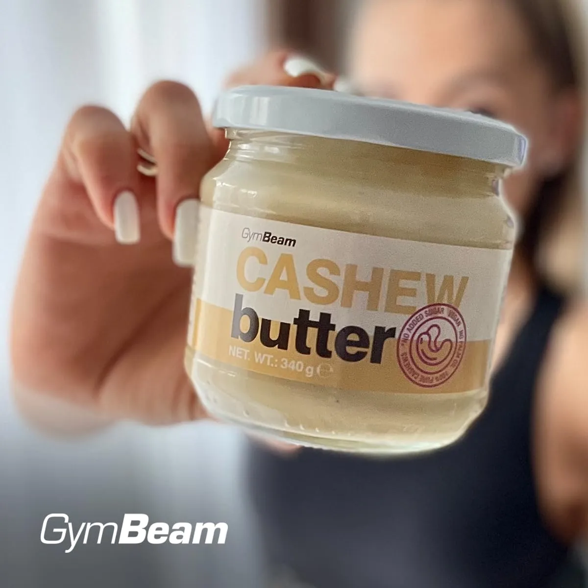 GymBeam Cashewbutter Cashewmus 340 g 100 %
