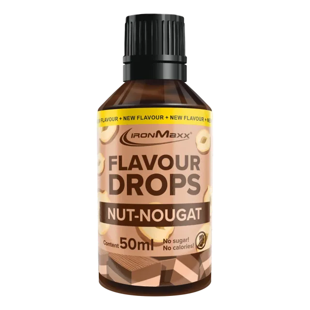 IronMaxx Flavour Drops Nuss Nougat 50ml kalorienfrei