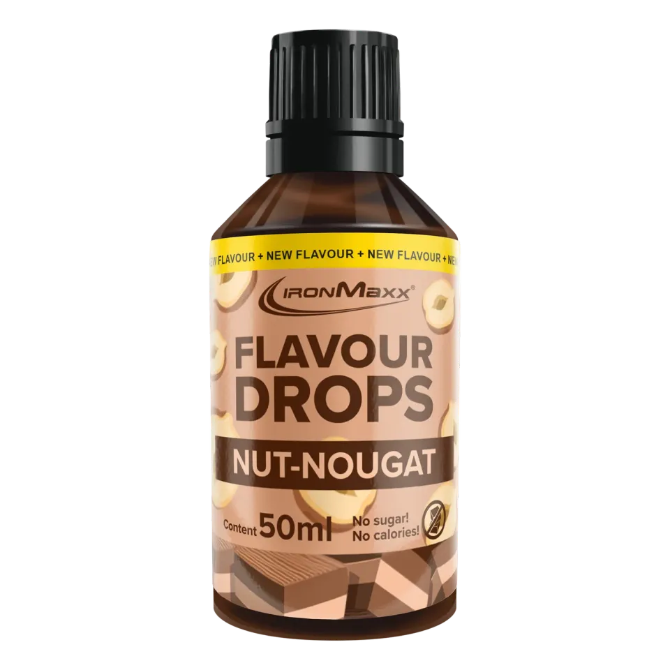 IronMaxx Flavour Drops Nuss Nougat 50ml kalorienfrei