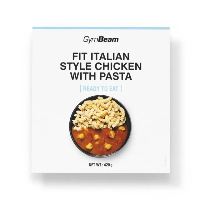 GymBeam FIT Hähnchen mit Nudeln Fertigmahlzeit 420 g proteinreich