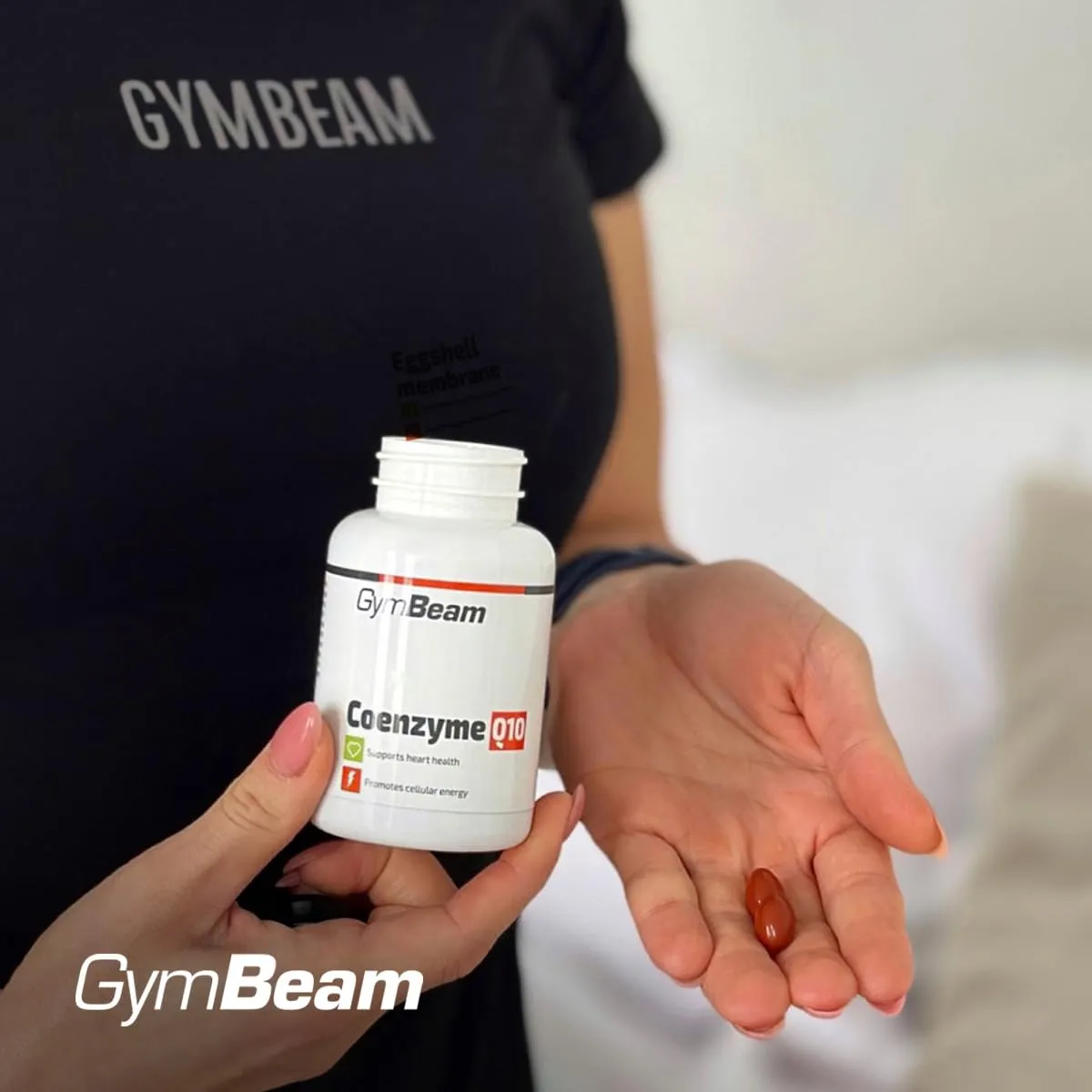 GymBeam Coenzym Q10 Kapseln 60 Stück 60mg mit Vitamin E
