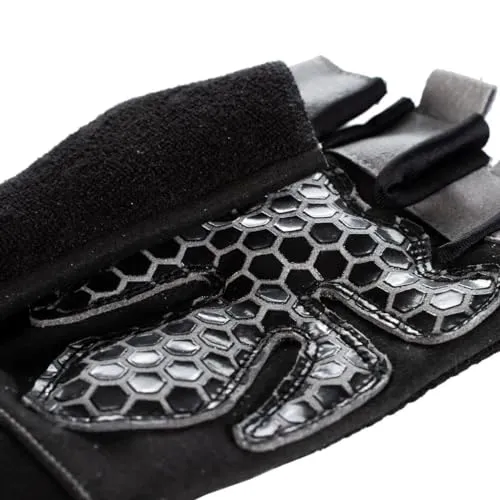 GymBeam Grip Black Fitnesshandschuhe Anti-Rutsch atmungsaktiv