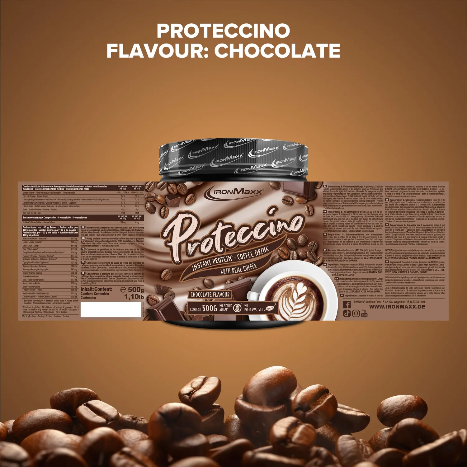 IronMaxx Imperius Caramel Cookie 45g Riegel
