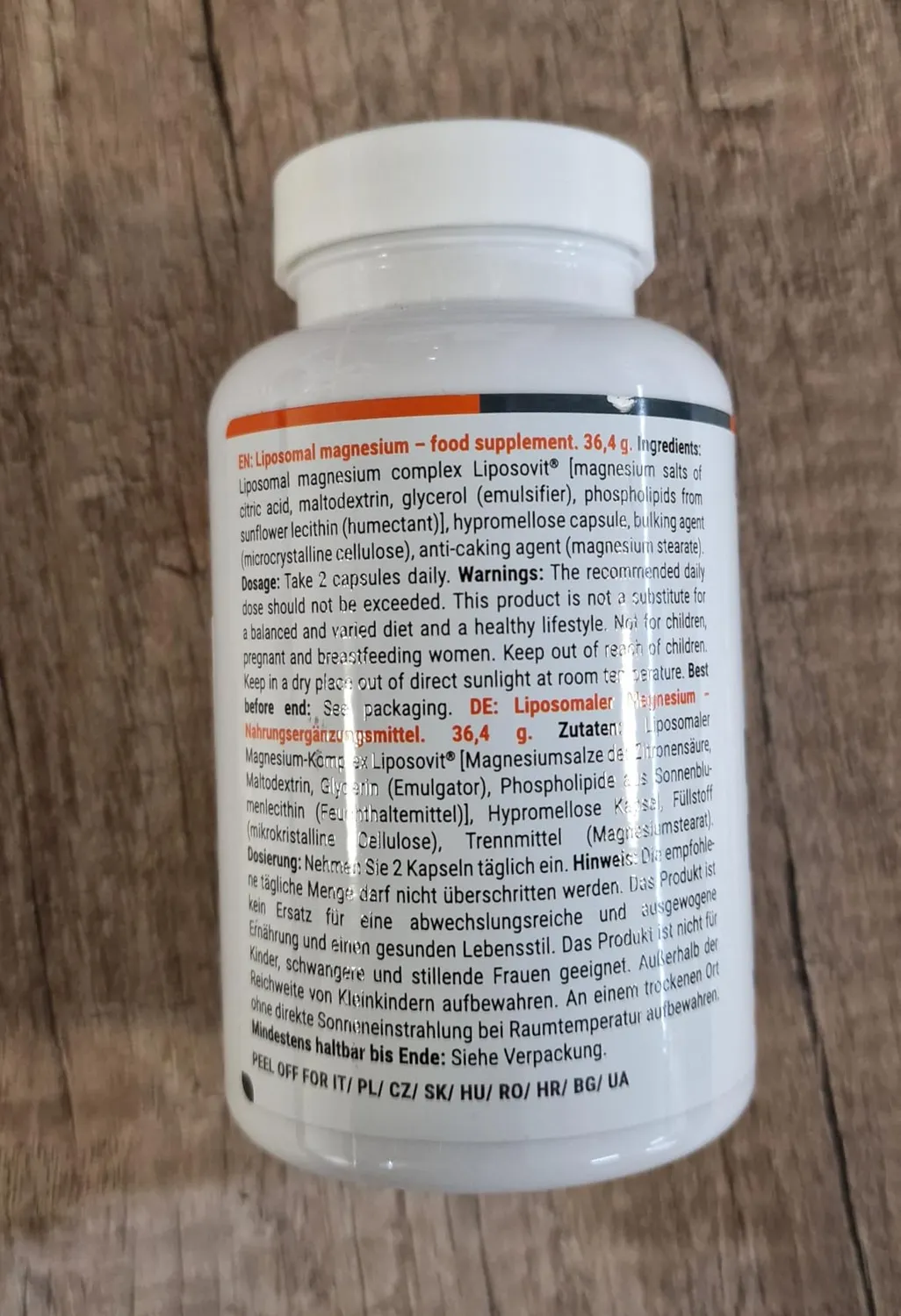 GymBeam Liposomales Magnesium 60 Caps LipoCellTech
