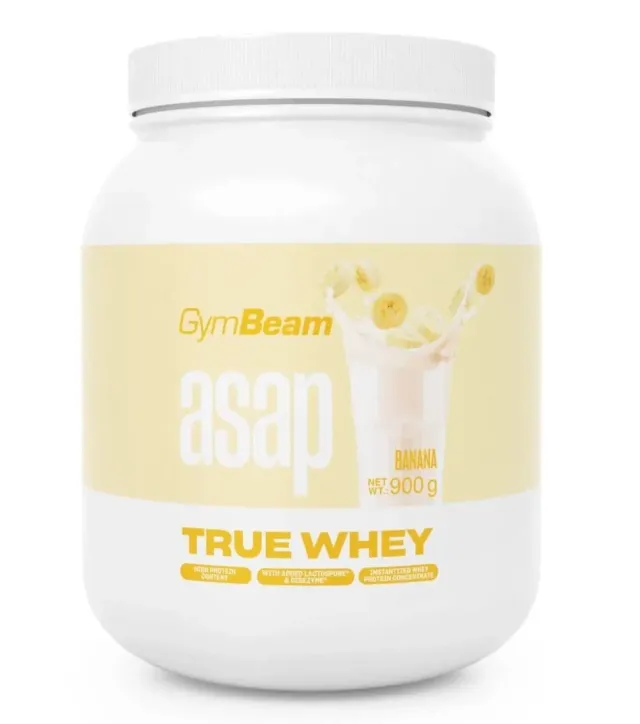 GymBeam True Whey ProDigest Whey Protein 900g Banane
