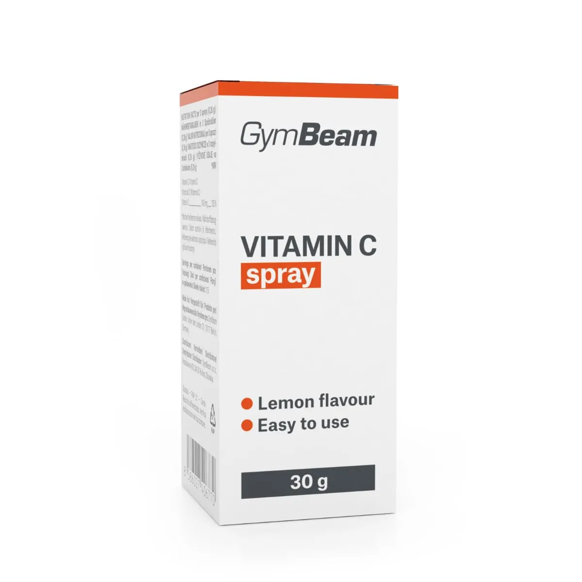 GymBeam Vitamin C Spray Zitronengeschmack 30 g vegan