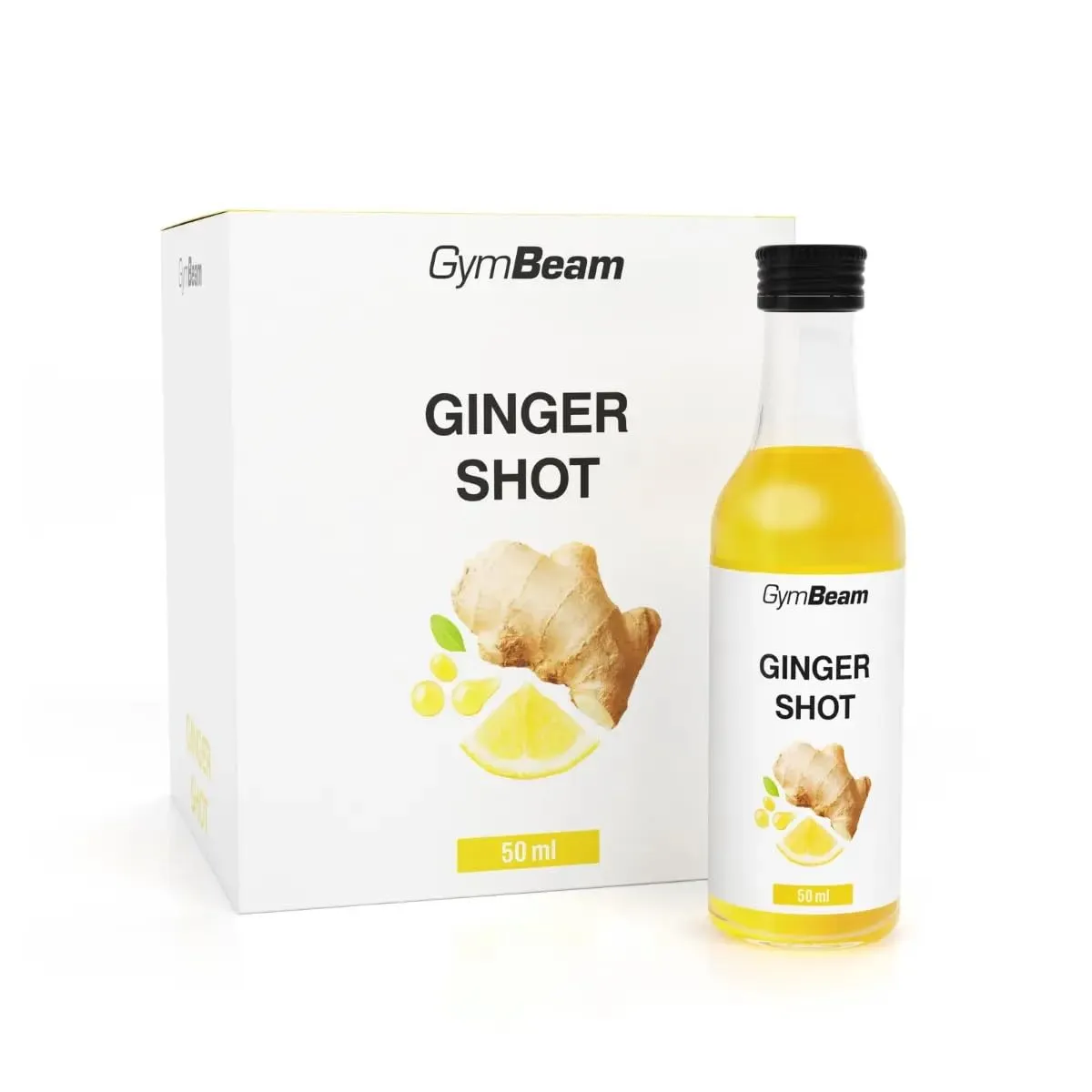 GymBeam Ingwer Shot Getränk 500 ml scharf