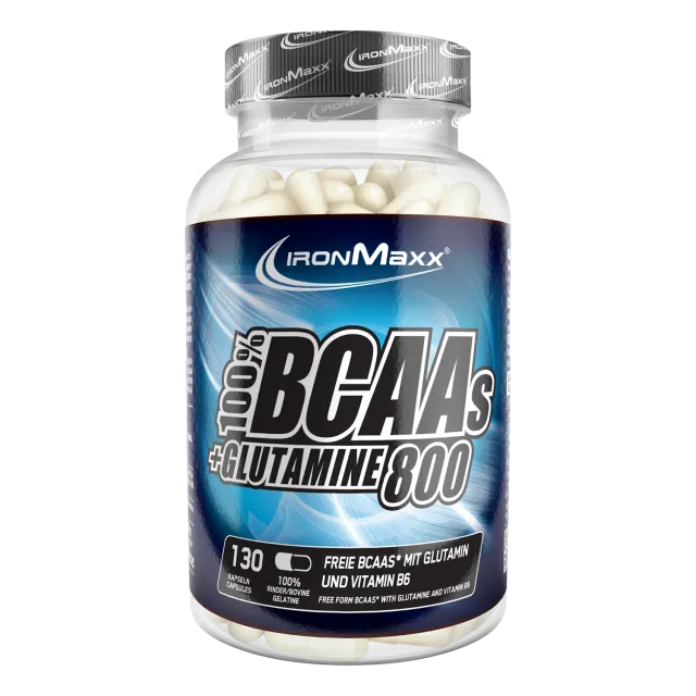 IronMaxx BCAAs + Glutamin 800 Kapseln 130 Stück glutenfrei