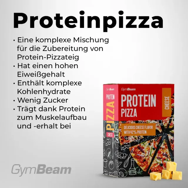 GymBeam Protein Pizza Backmischung Cheese 500 g proteinreich