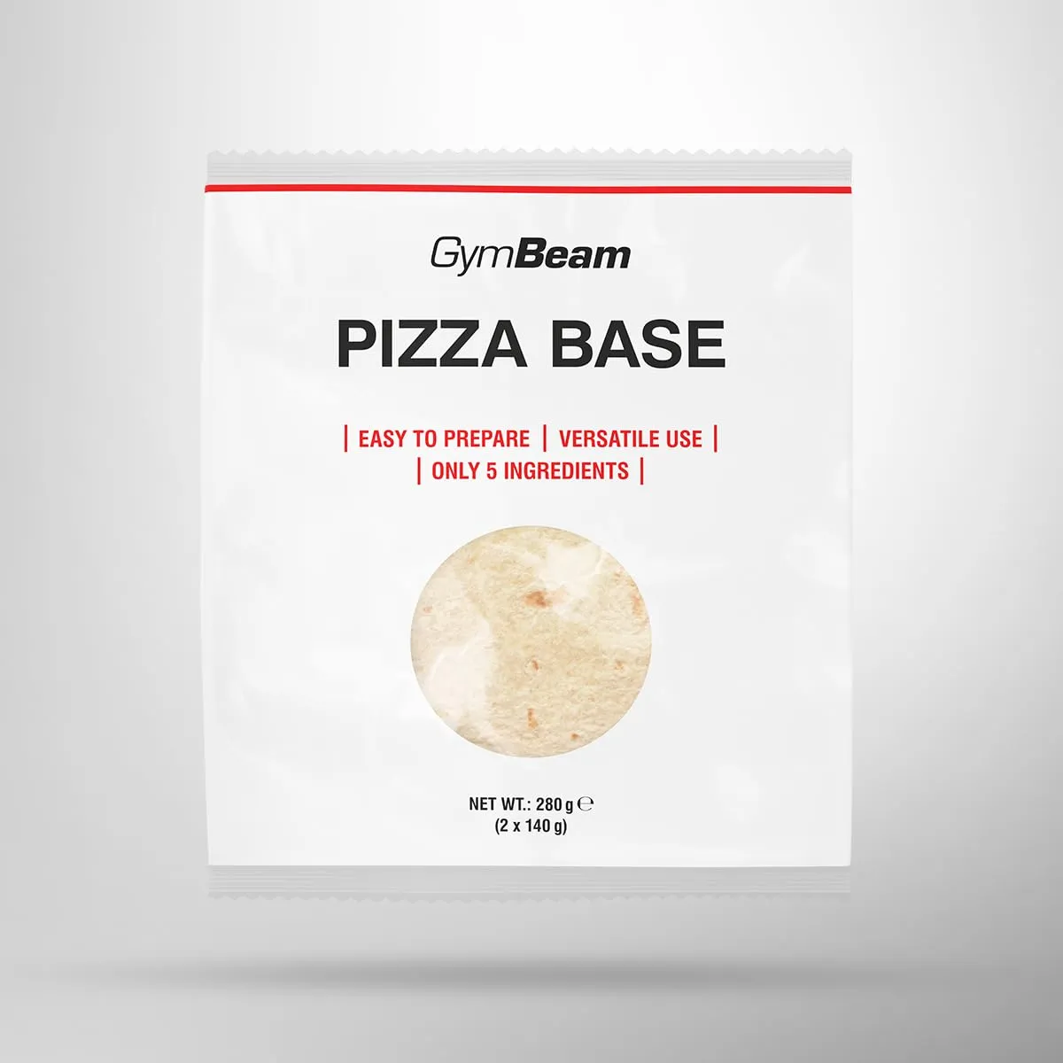 GymBeam Pizzateig Pizzaboden 280 g vegan Ø 26 cm