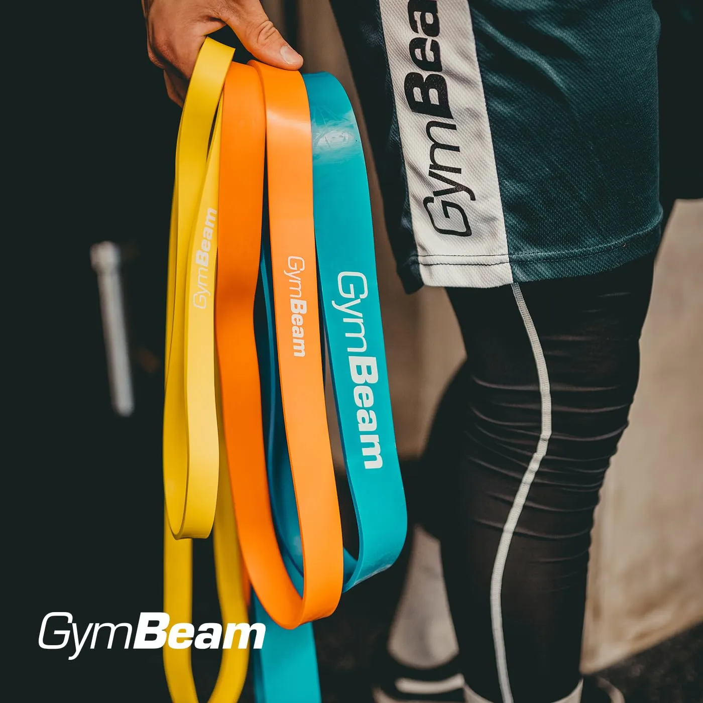 GymBeam Cross Band Fitnessband Level 1 Gelb