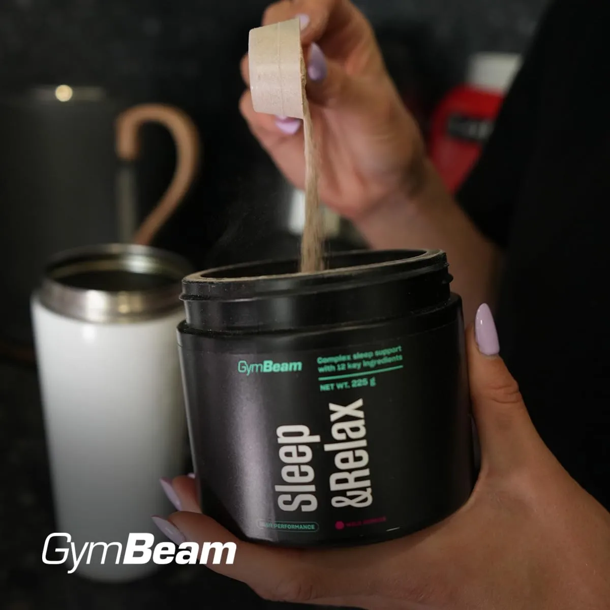 GymBeam Schlaf Entspannungspulver 225 g Mango