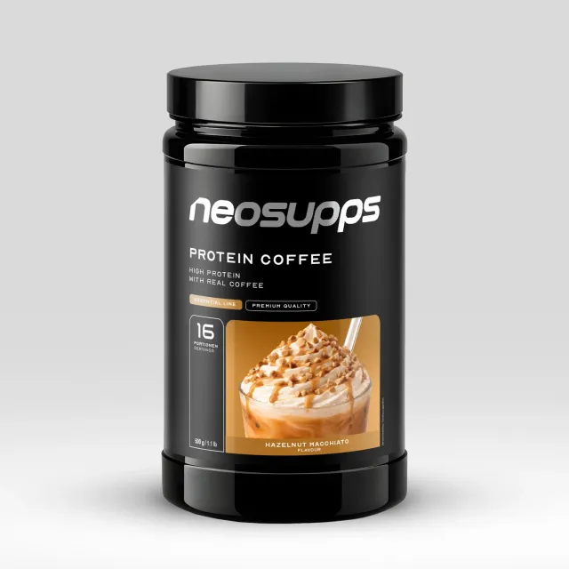 Neosupps Protein Coffee Hazelnut Macchiato Protein 500g mit Koffein