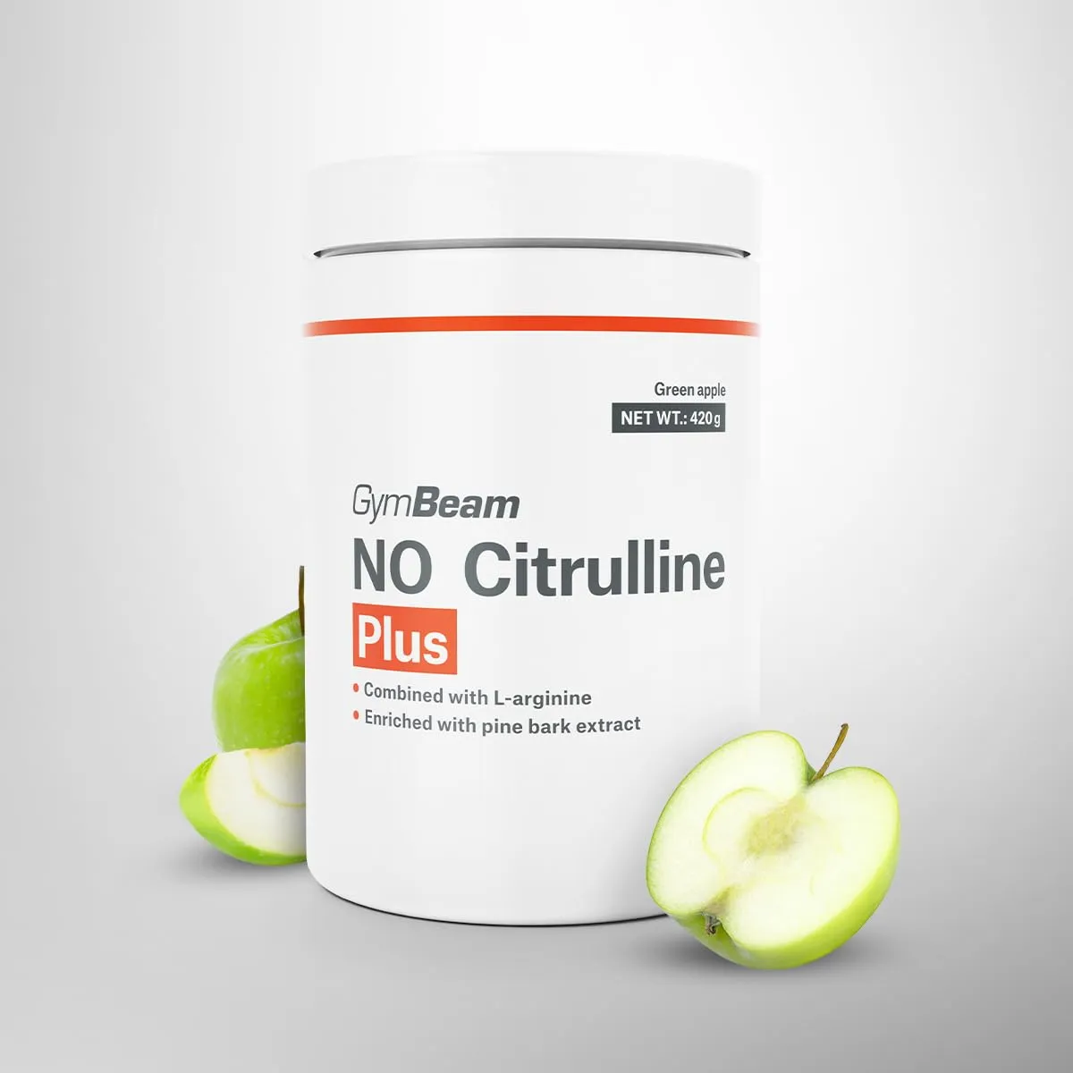 GymBeam NO Citrulline Plus Pre-Workout Pulver 420g Grüner Apfel koffeinfrei