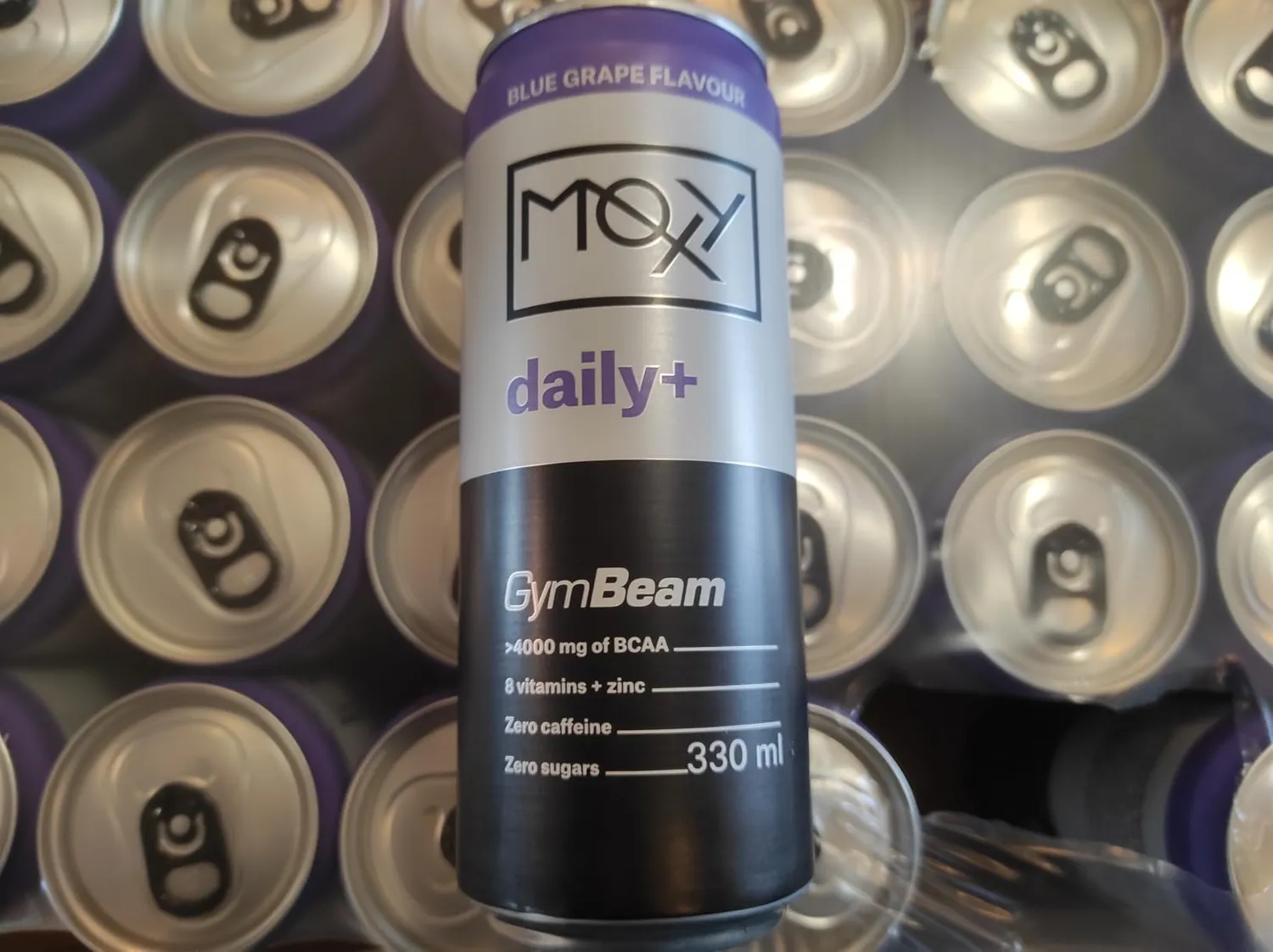 GymBeam Moxy Daily+ Drink 24x330ml koffeinfrei BCAA Zink