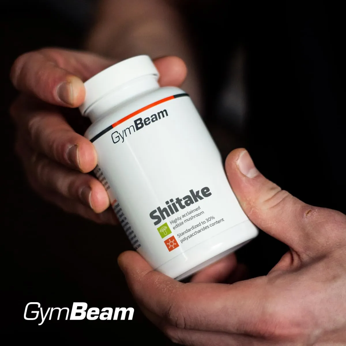 GymBeam Shiitake Kapseln 90 Stk vegan