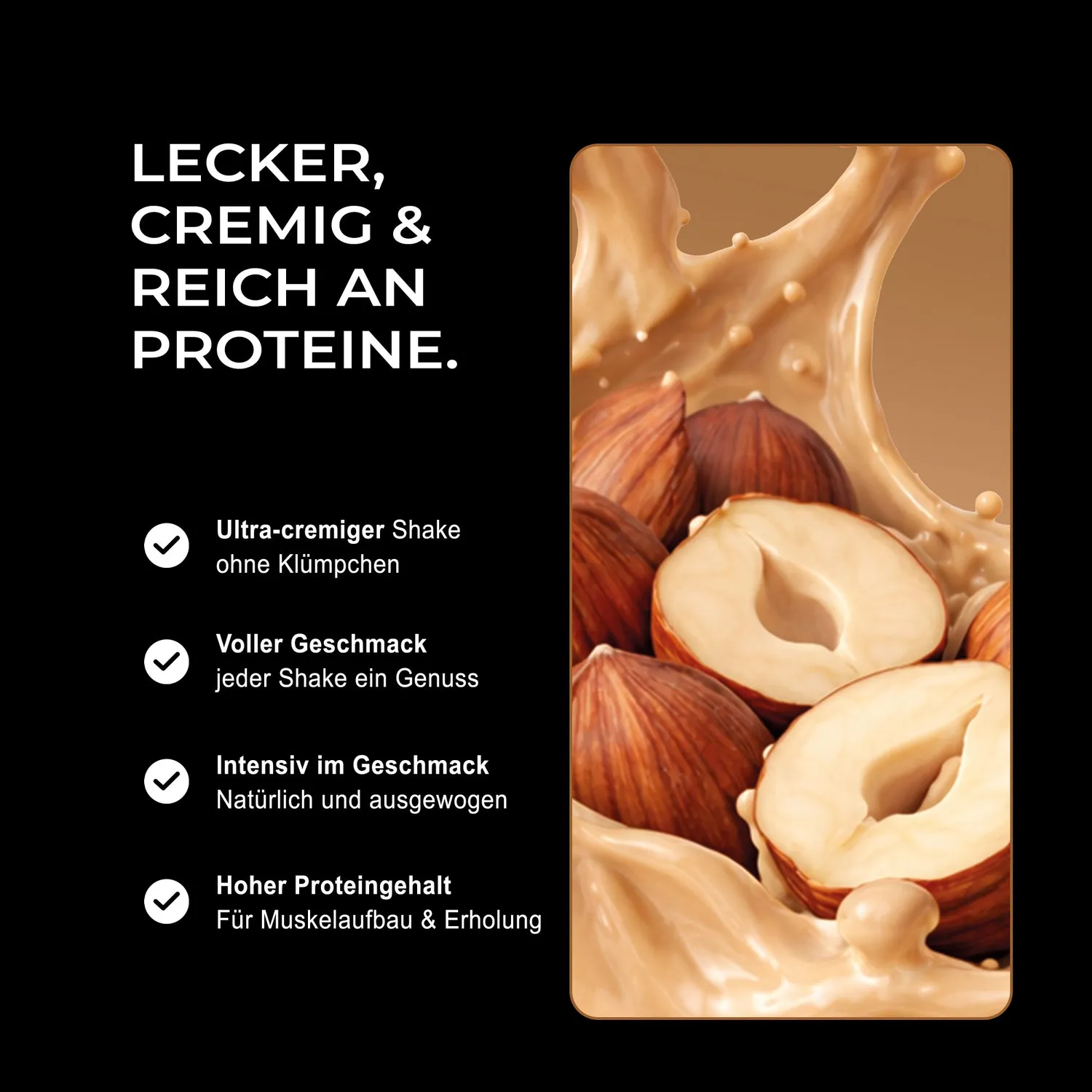 Neosupps Vision Whey Hazelnut Pulver 750g Laktase