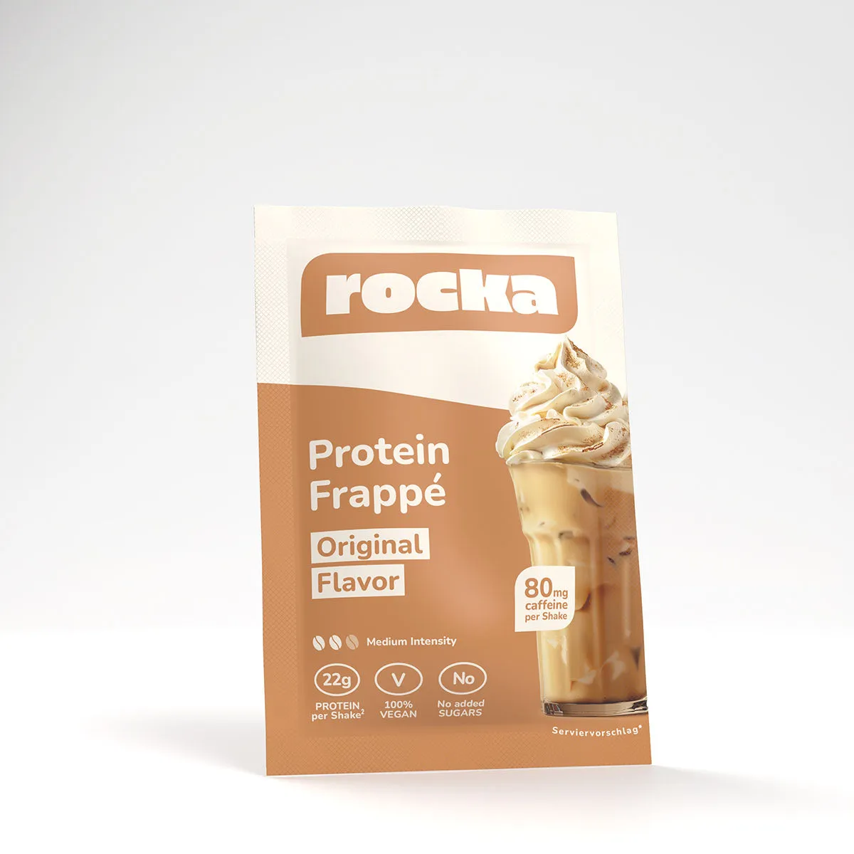 Rocka Protein Frappé Probe 30g Original mit Koffein