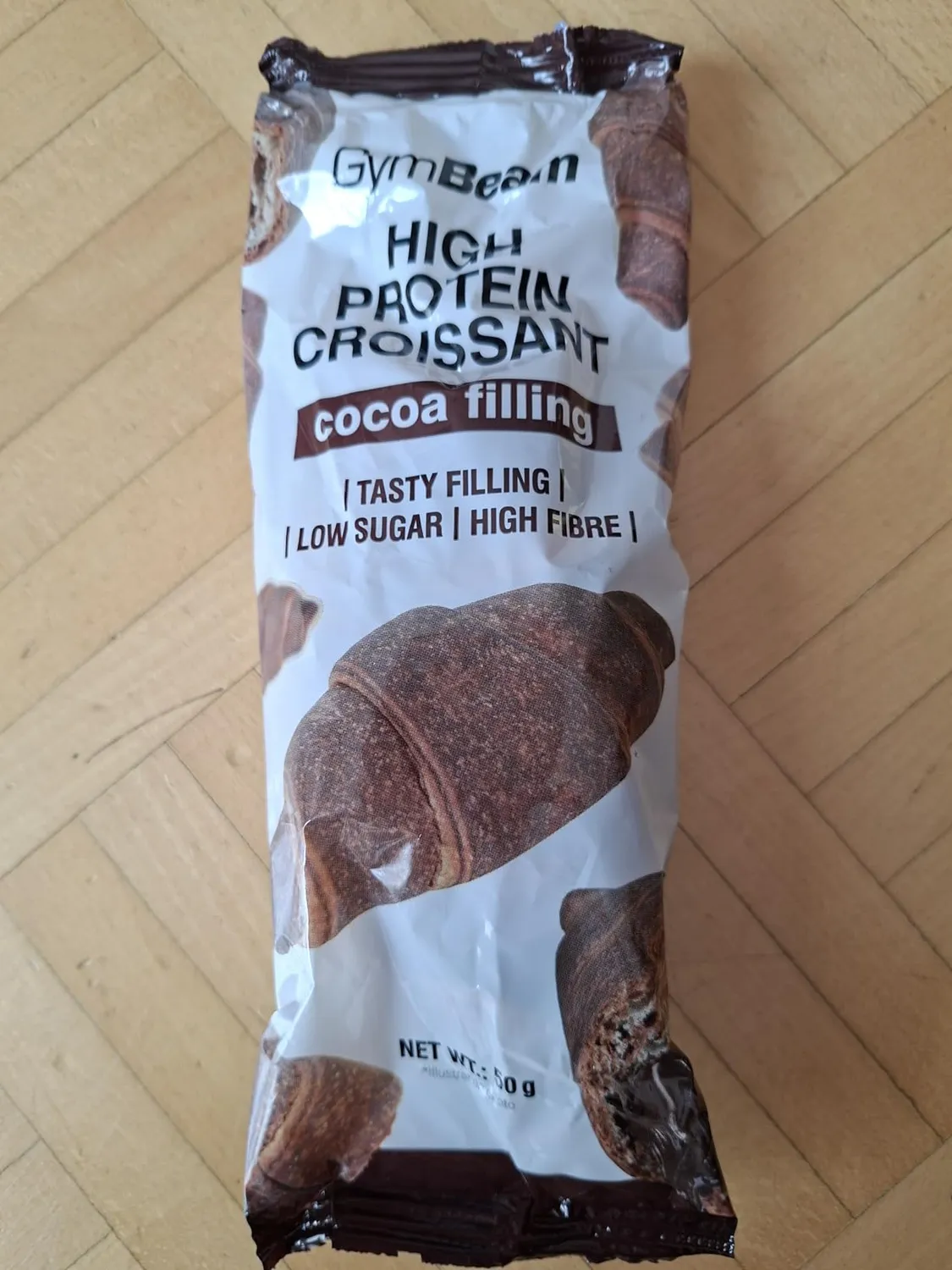 GymBeam Protein Croissant Kakao 10 x 50 g zuckerarm