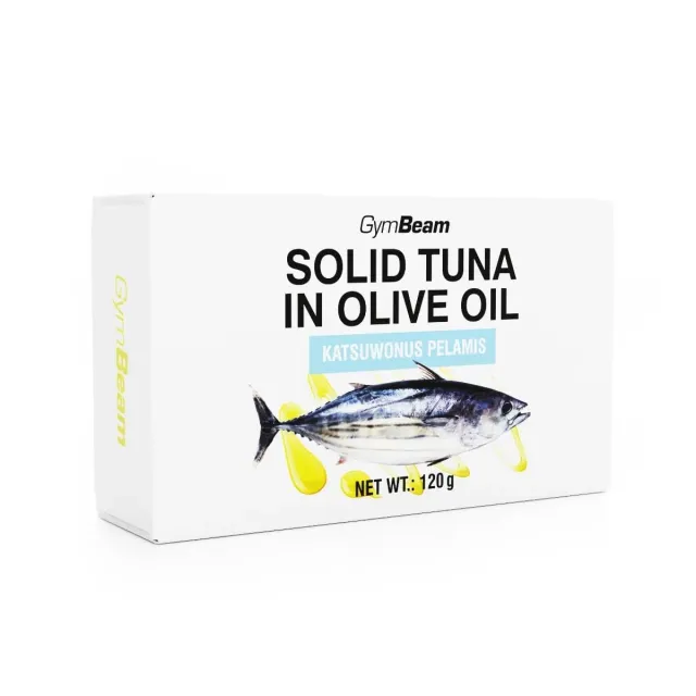 GymBeam Thunfisch in Olivenöl 25 x 120 g proteinreich