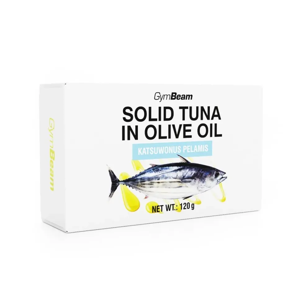 GymBeam Thunfisch in Olivenöl 25 x 120 g proteinreich
