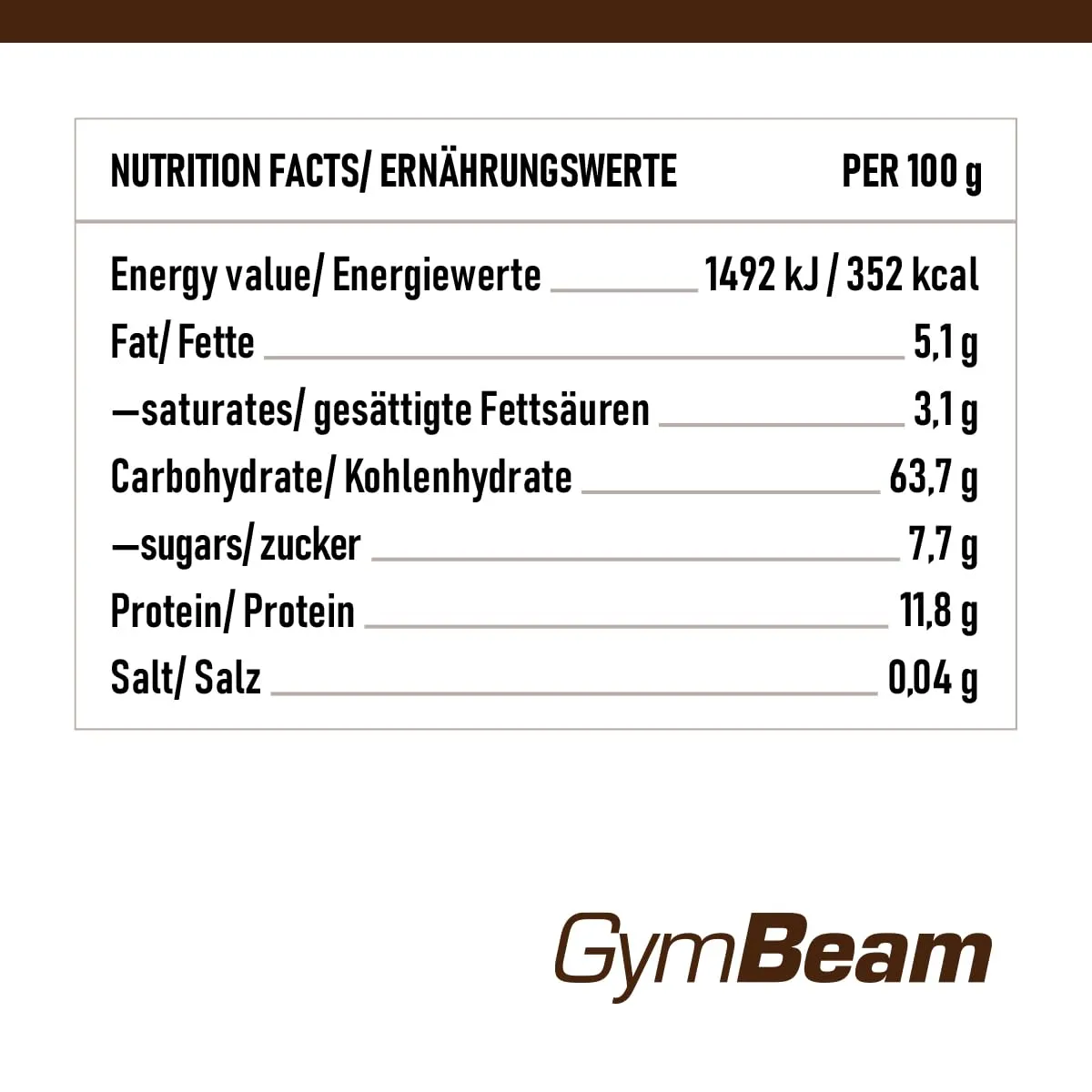 GymBeam Buchweizen Porridge Coconut-Cocoa 450 g zuckerfrei