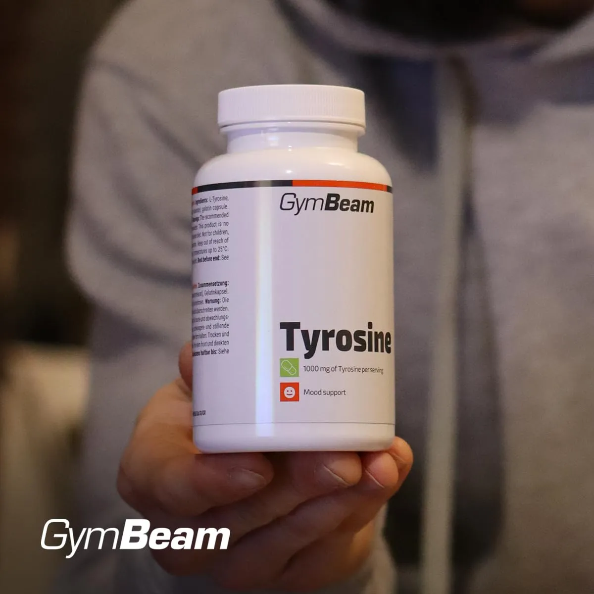 GymBeam L-Tyrosin 1000 mg Kapseln 120 Stück hochdosiert