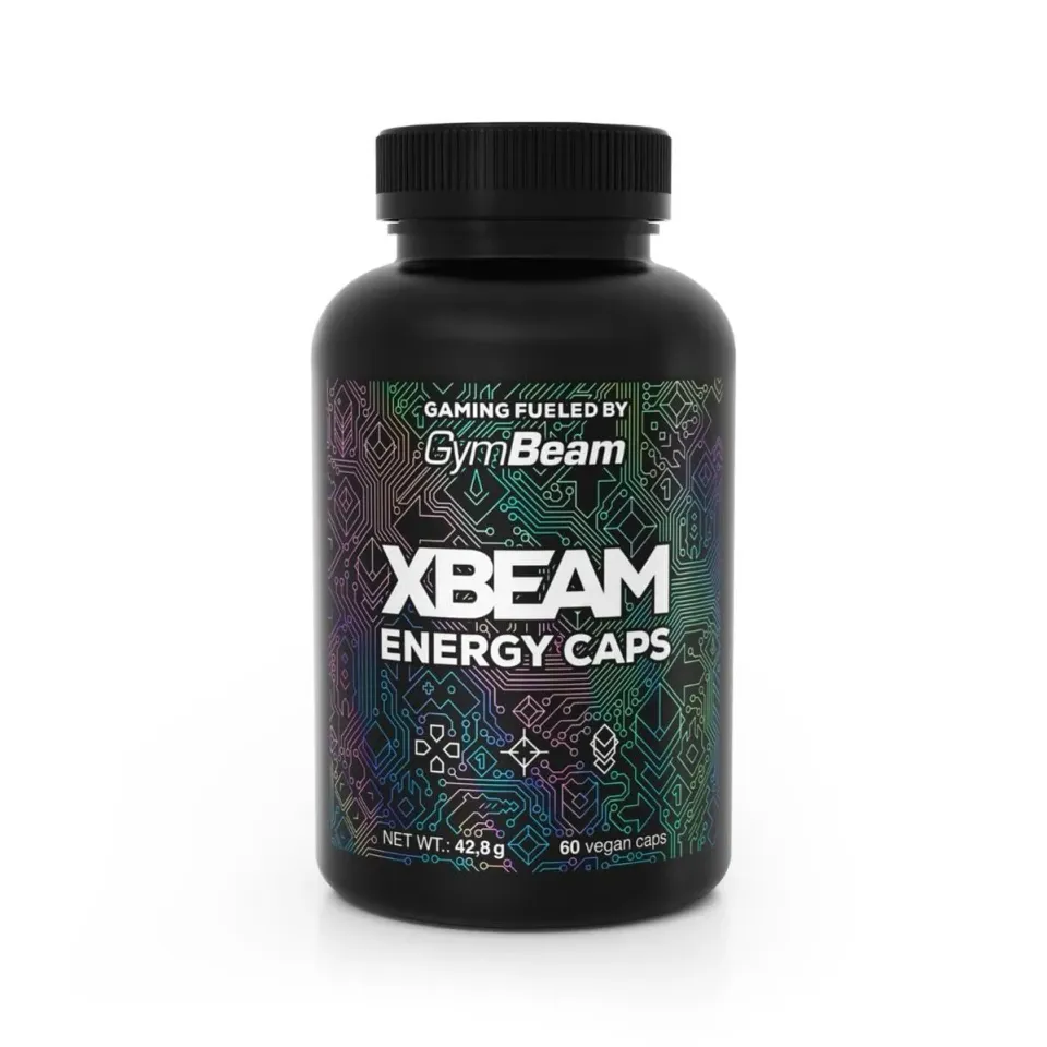 GymBeam BeastPink Energy Caps Kapseln 60 Stück mit Koffein