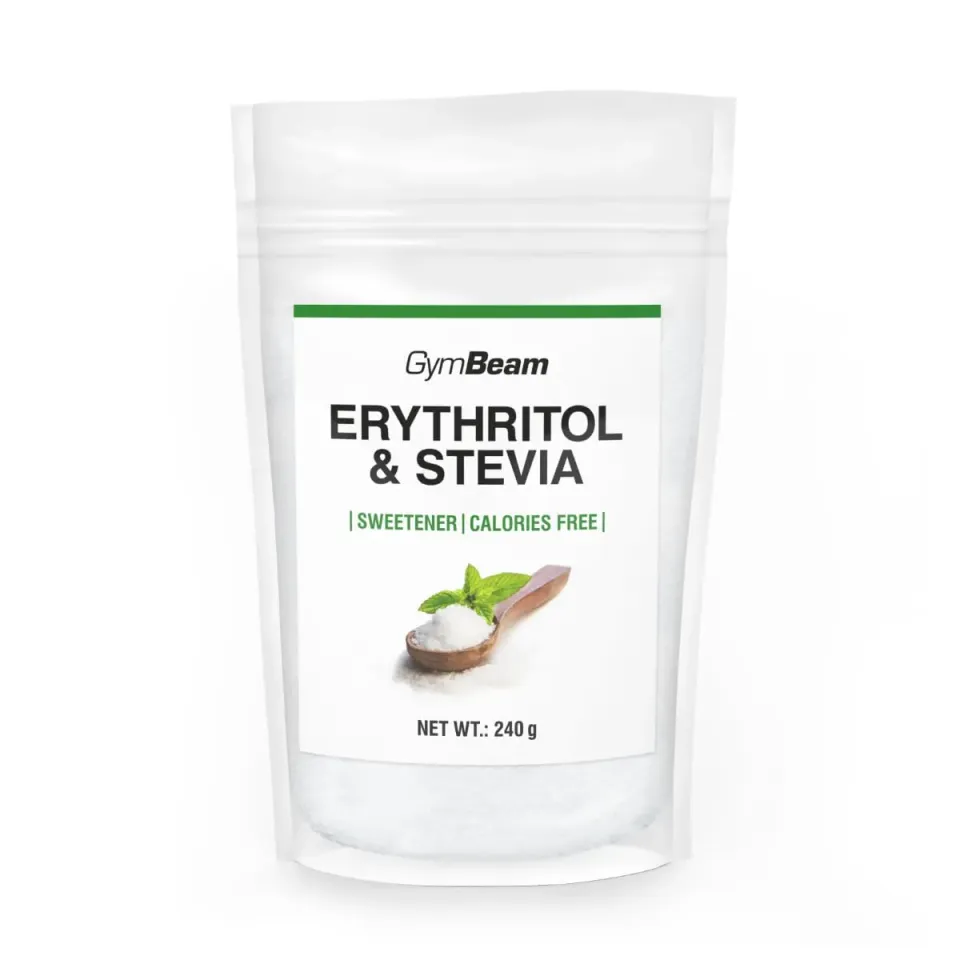 GymBeam Erythrit Stevia Mischung 240 g kalorienfrei