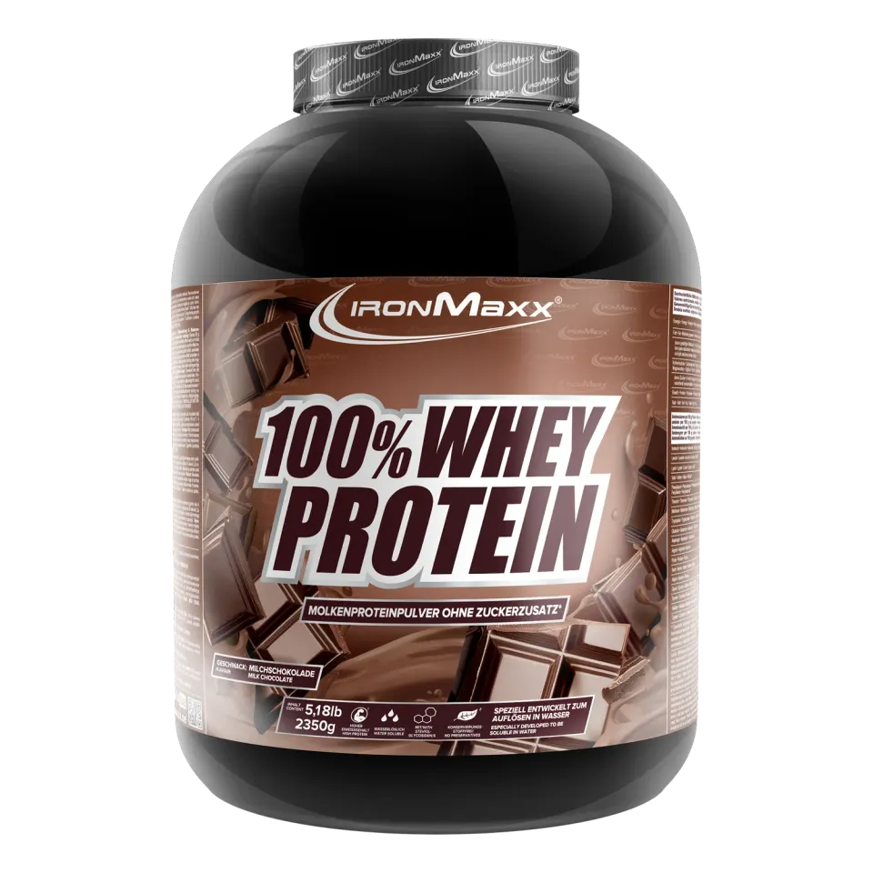 IronMaxx 100% Whey Proteinpulver 2350g Milchschokolade