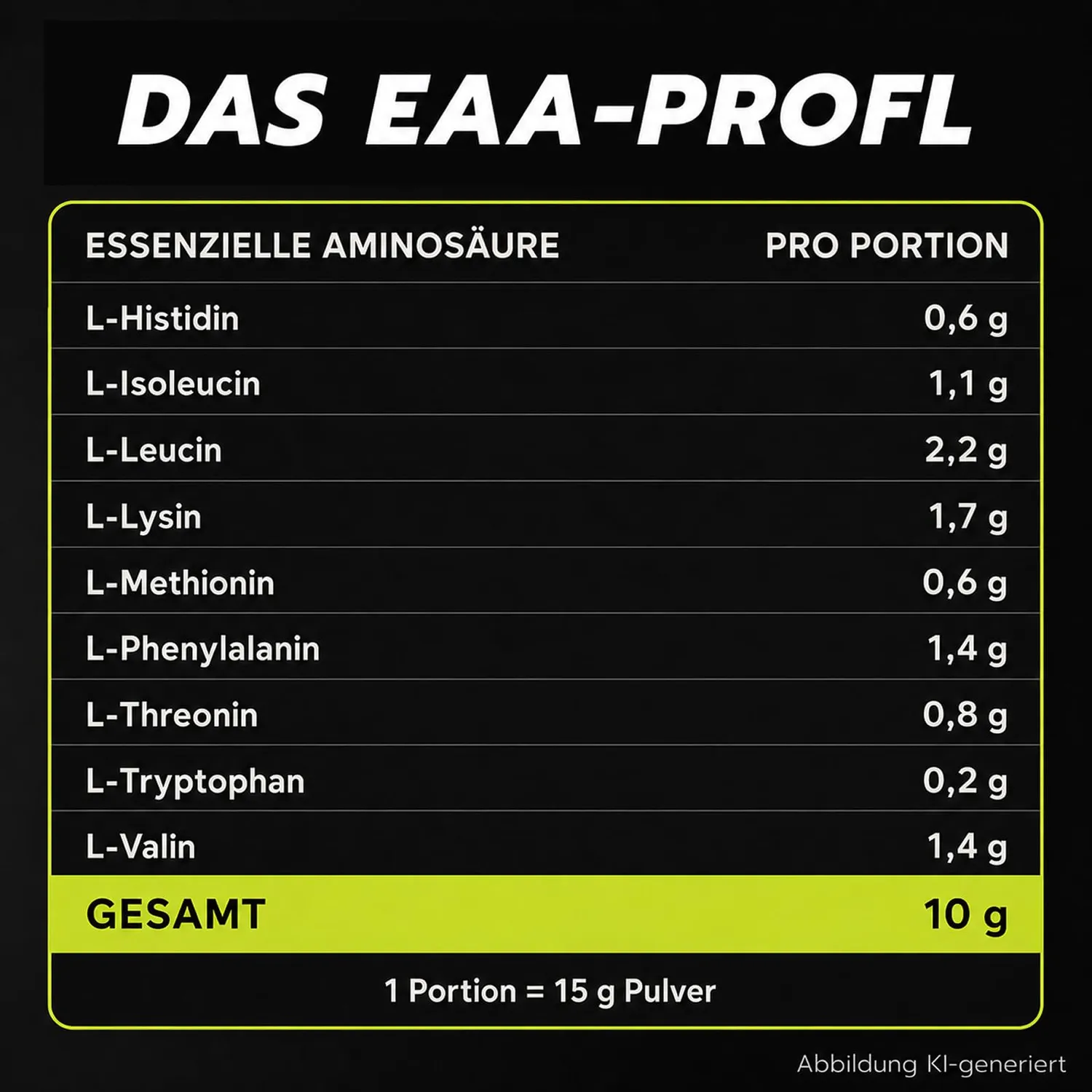 MaxiNutrition EAA Pulver Lemon Lime 250 g vegan