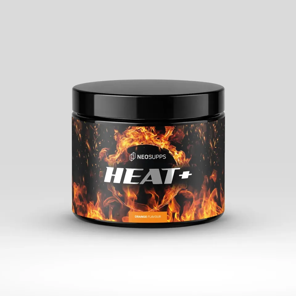 Neosupps Heat+ Booster Orange 240g mit Koffein und Carnitin