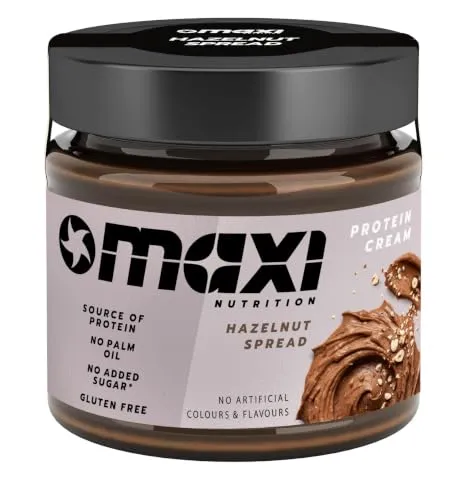 MaxiNutrition Protein Cream Haselnuss-Nougat Aufstrich 200g 21% Protein