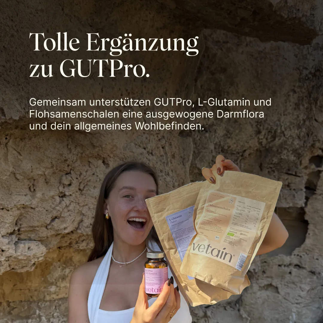 Vetain L-Glutamin Pulver Aminosäuren 500g rein