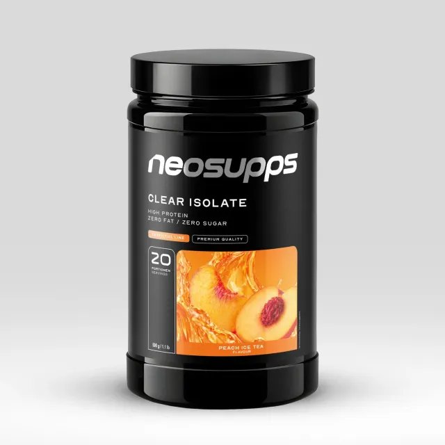 Neosupps Clear Isolate Protein Peach Ice Tea 500g zuckerfrei