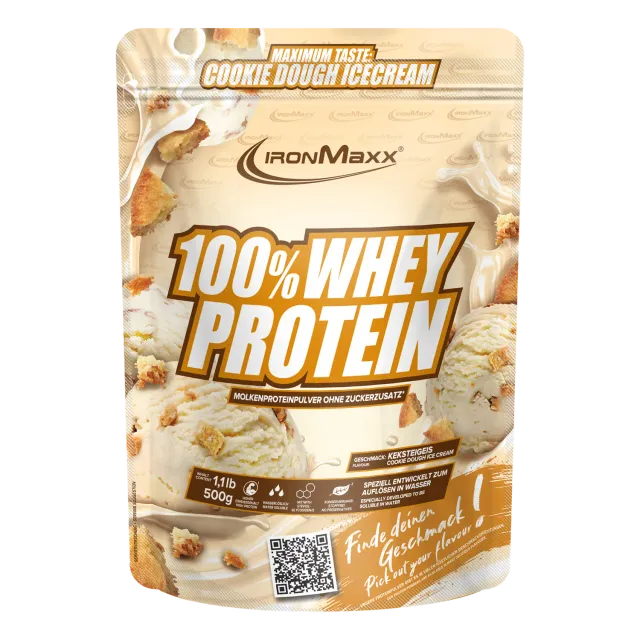 IronMaxx 100% Whey Protein 500g Ice Cream Cookie Dough