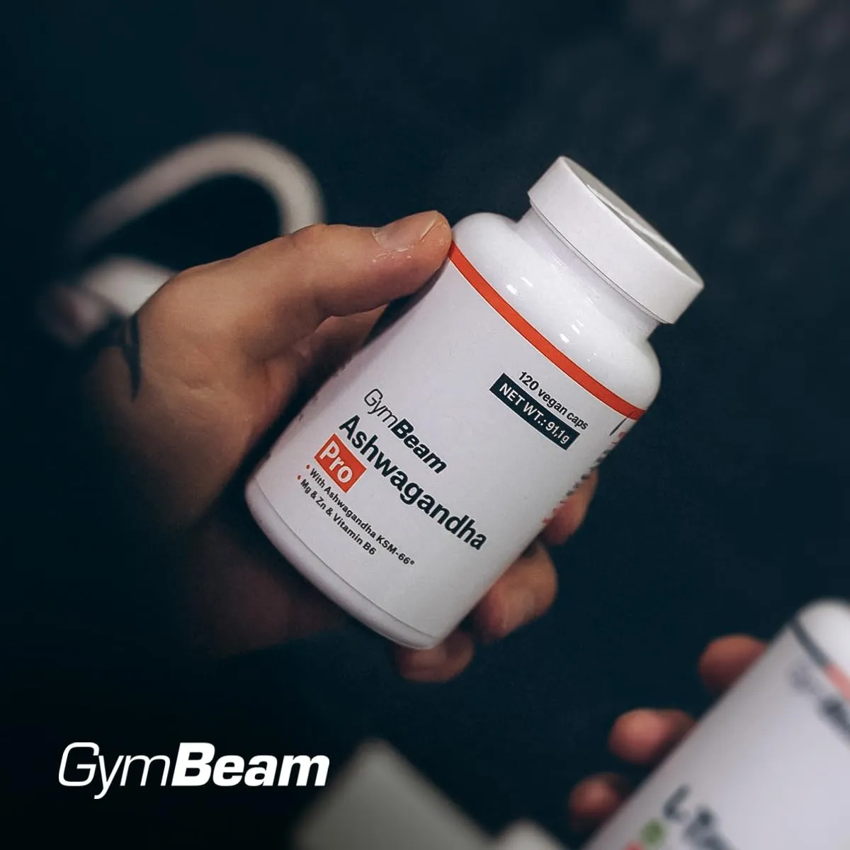 GymBeam Ashwagandha KSM-66 Kapseln 120 Caps Pro