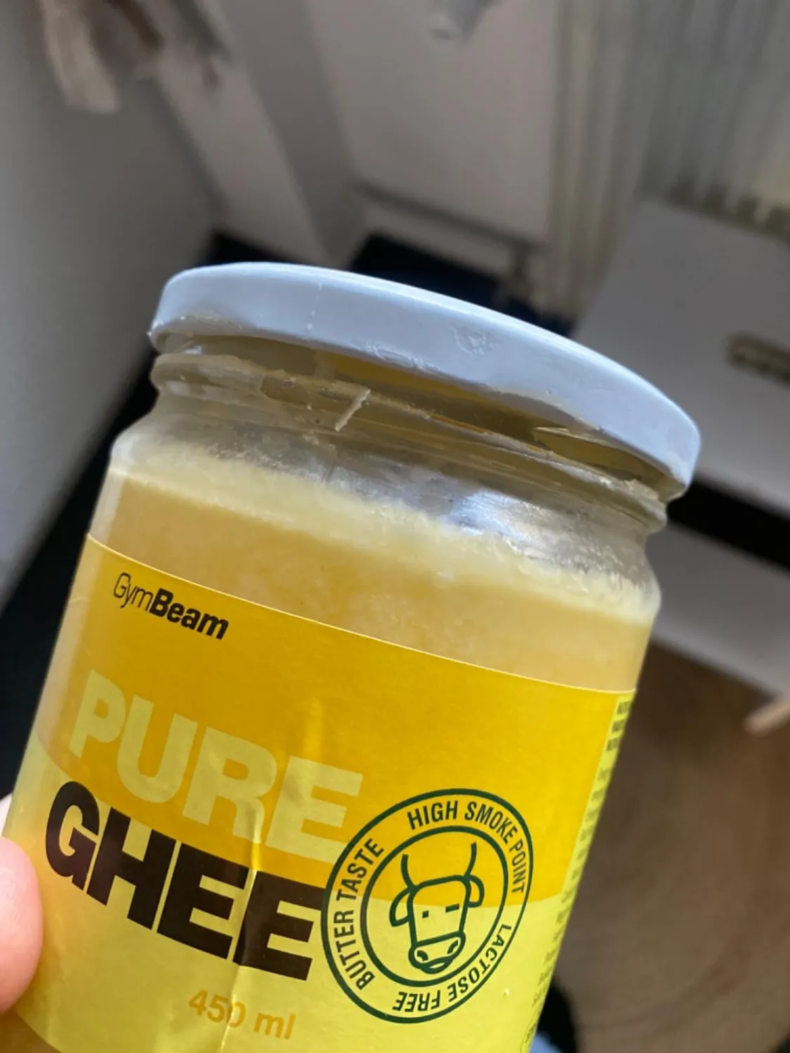 GymBeam Reines Ghee Butterfett 3x450 ml laktosefrei