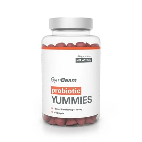GymBeam Probiotische Gummies 60 Caps Darm 10 Mrd Kulturen