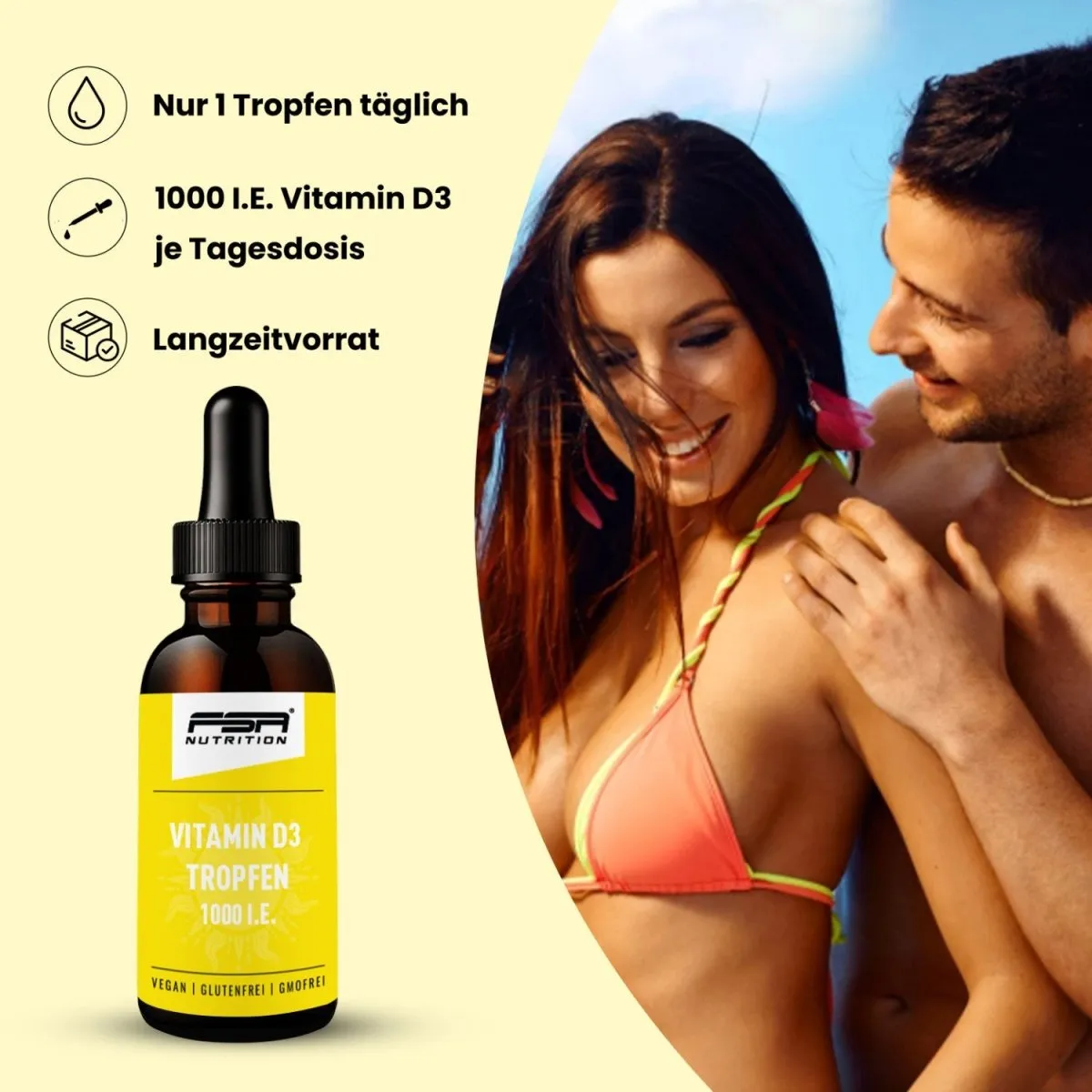 FSA Nutrition Vitamin D3 Tropfen 1000 I.E.