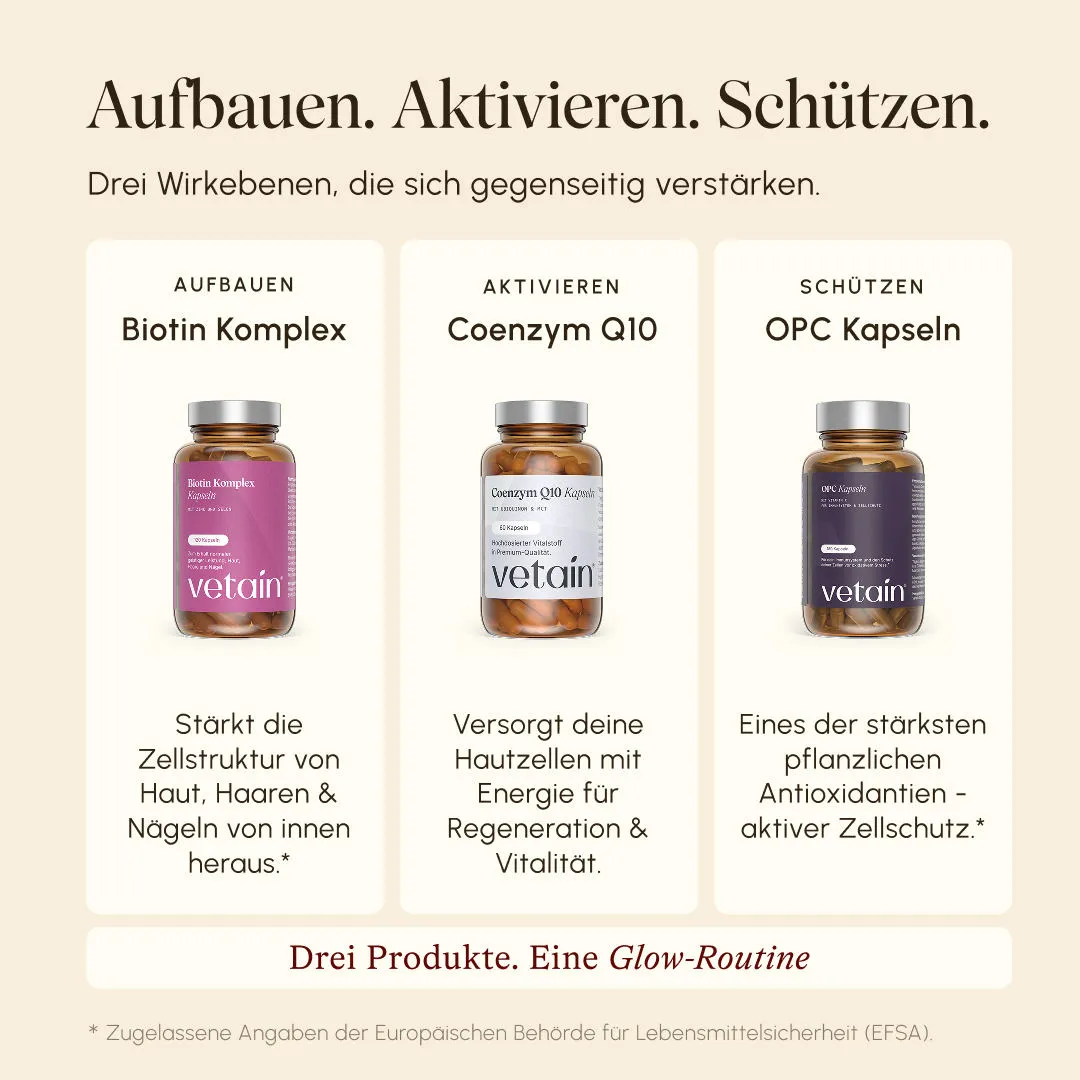 Vetain Inner Beauty Bundle Kapseln OPC Biotin Q10 Set