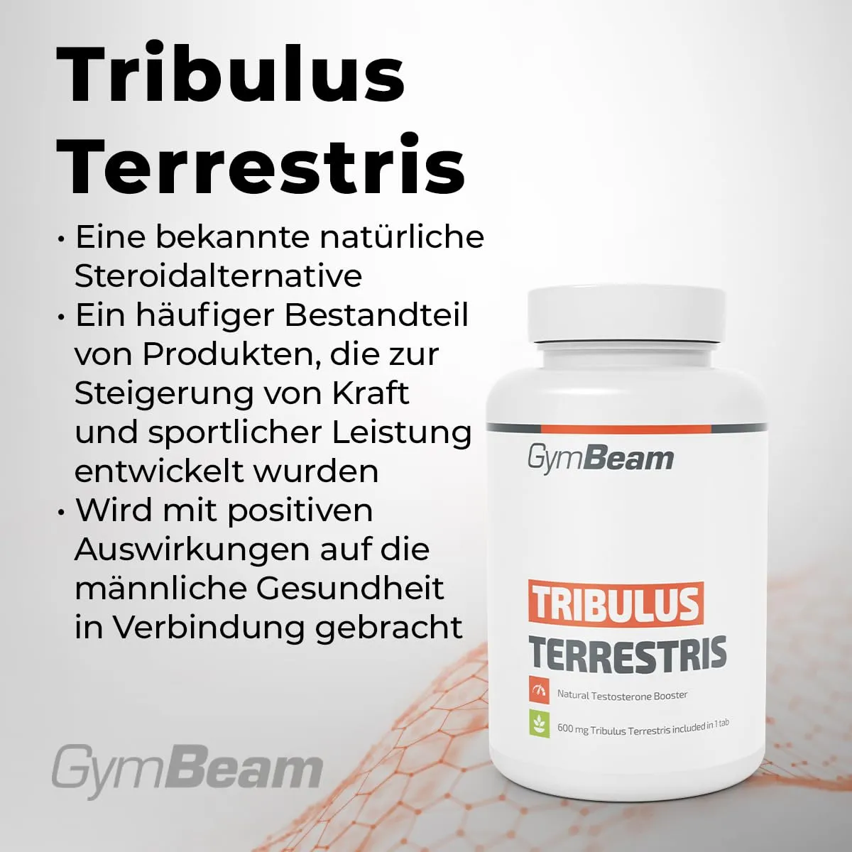 GymBeam Tribulus Terrestris Tabletten 120 Stück 1200mg Extrakt