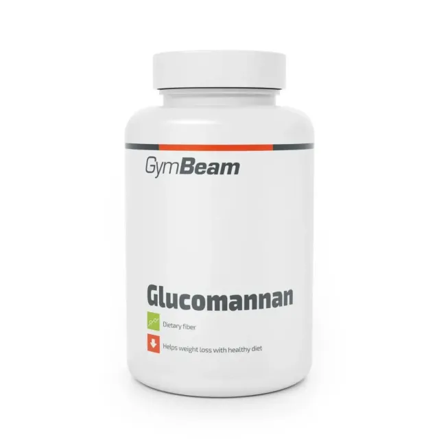 GymBeam Glucomannan Kapseln Konjak 120 Stück Vegan