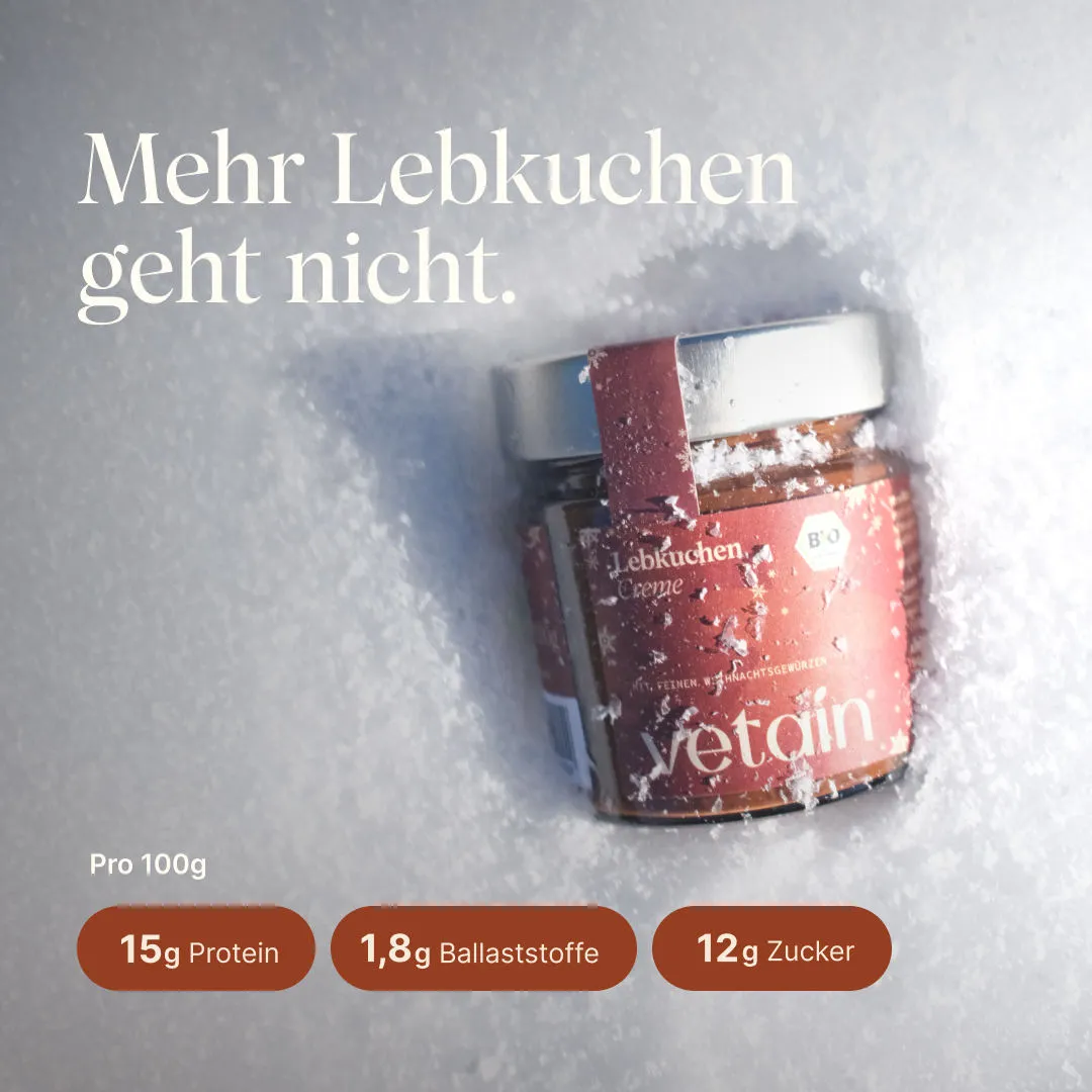 Vetain Bio Lebkuchencreme Aufstrich 200 g vegan