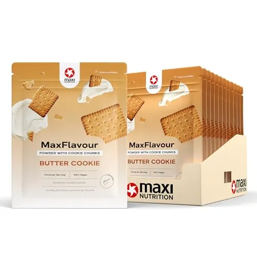 MaxiNutrition MaxFlavour Butter Cookie Geschmackspulver 12x30g