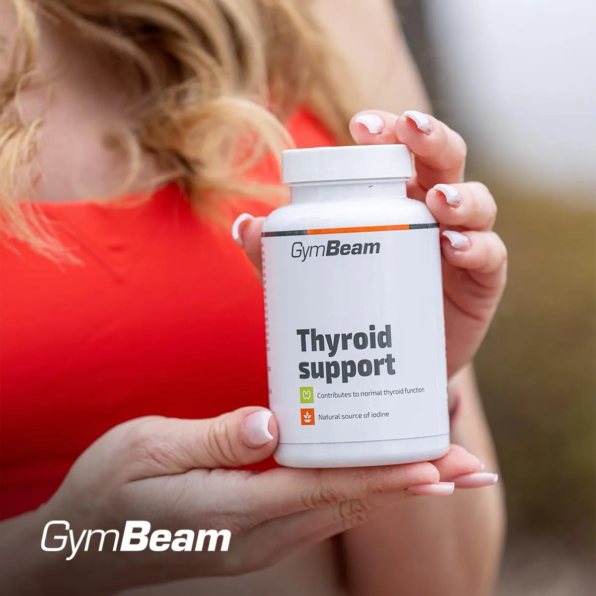 GymBeam Thyroid Support Kapseln 90 Kapseln mit Jod