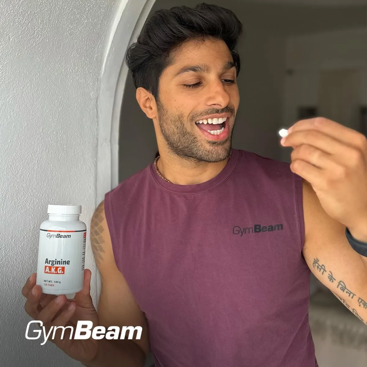 GymBeam L-Arginin Kapseln 120 Tabs 3000 mg AKG