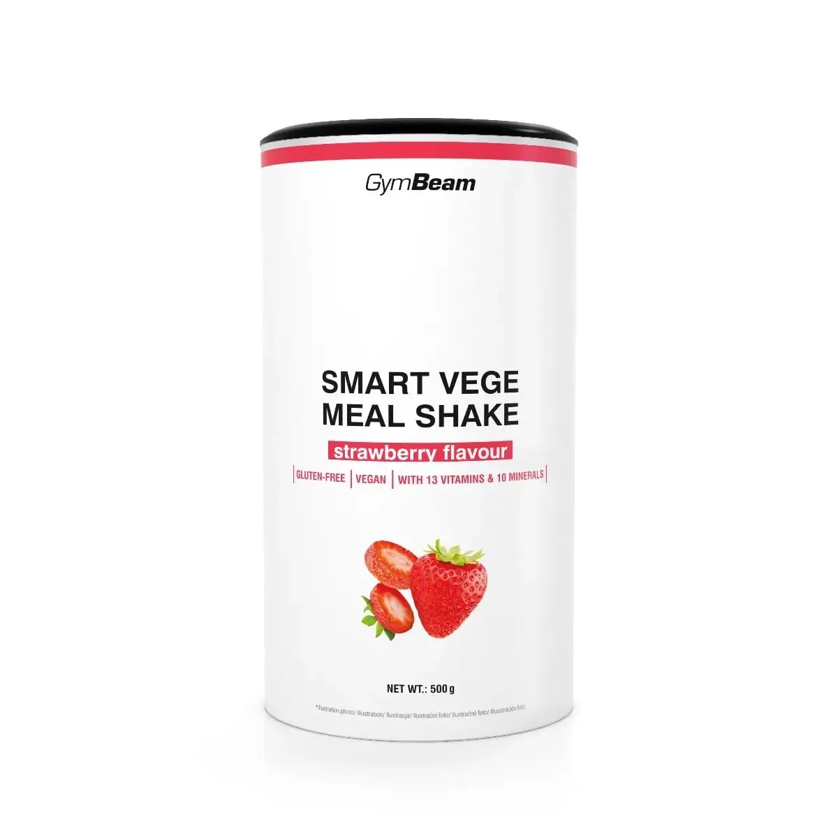GymBeam Smart Vege Mealshake Chocolate 500 g proteinreich